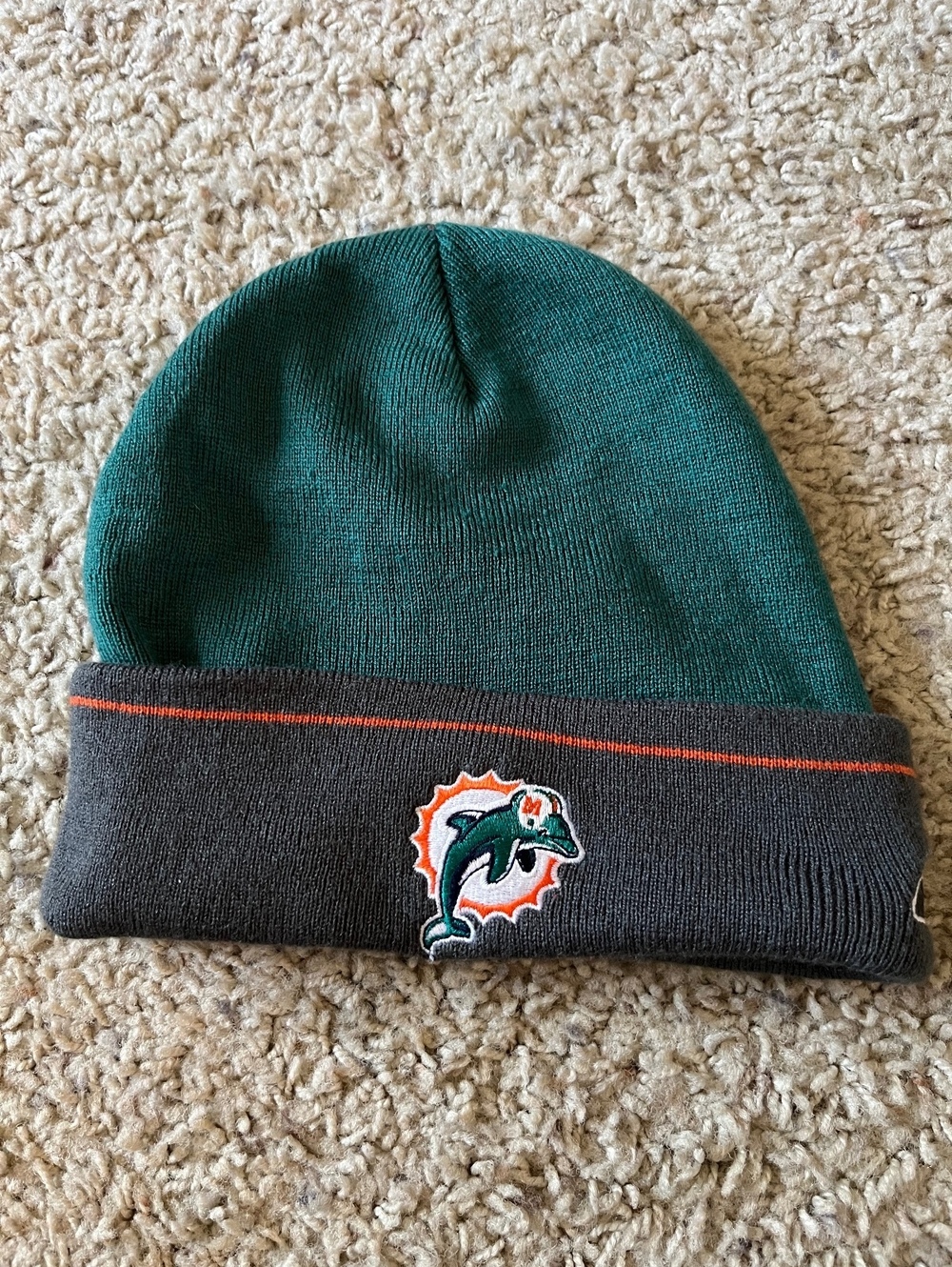 Reebok Miami Dolphins Vintage NFL Beanie Hat